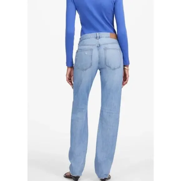 Madewell The Petite Dean Easy Straight Jean Size 29P NWT - Picture 4 of 14